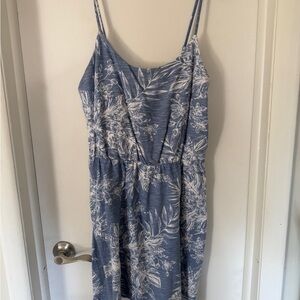 Old Navy Blue and White Floral Dress